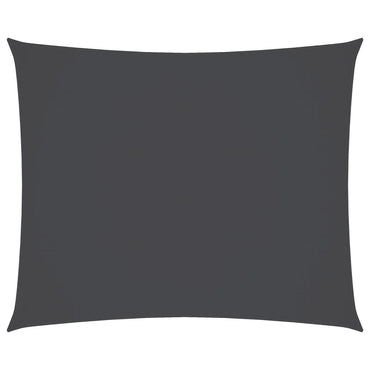vidaXL Sonnensegel Oxford-Gewebe Rechteckig 3,5x4,5 m Anthrazit