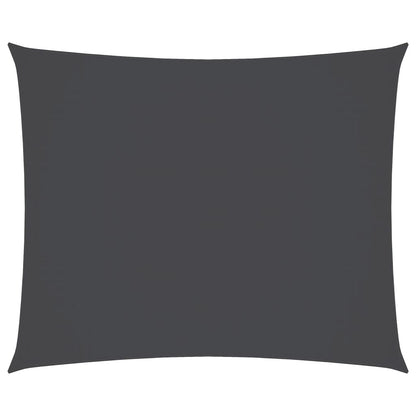 vidaXL Sonnensegel Oxford-Gewebe Rechteckig 3,5x4,5 m Anthrazit