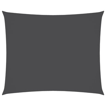 vidaXL Sonnensegel Oxford-Gewebe Rechteckig 4x5 m Anthrazit