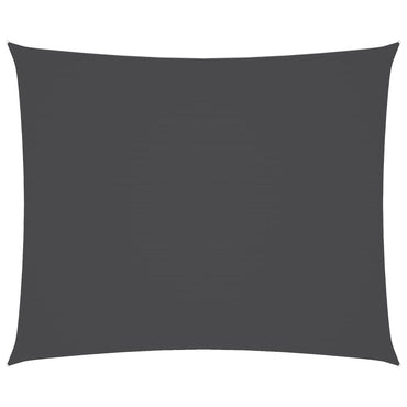 vidaXL Sonnensegel Oxford-Gewebe Rechteckig 5x6 m Anthrazit