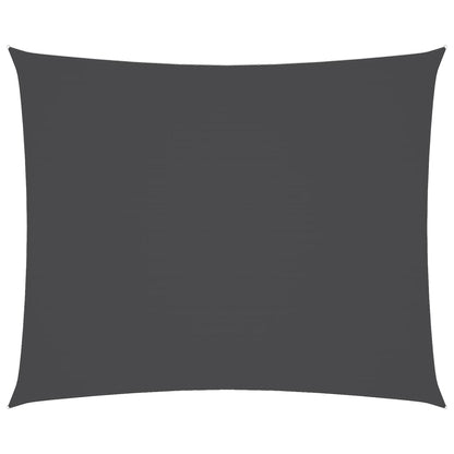 vidaXL Sonnensegel Oxford-Gewebe Rechteckig 5x6 m Anthrazit