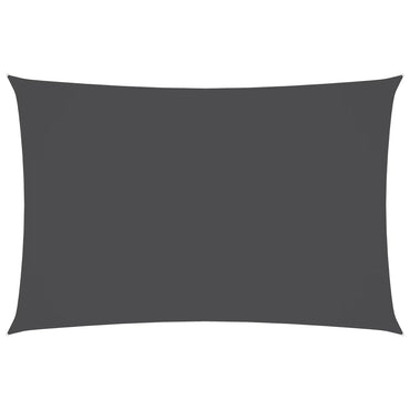 vidaXL Sonnensegel Oxford-Gewebe Rechteckig 6x8 m Anthrazit