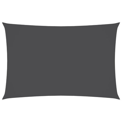vidaXL Sonnensegel Oxford-Gewebe Rechteckig 6x8 m Anthrazit