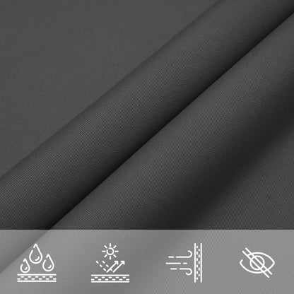 vidaXL Sonnensegel Oxford-Gewebe Dreieckig 2,5x2,5x3,5 m Anthrazit