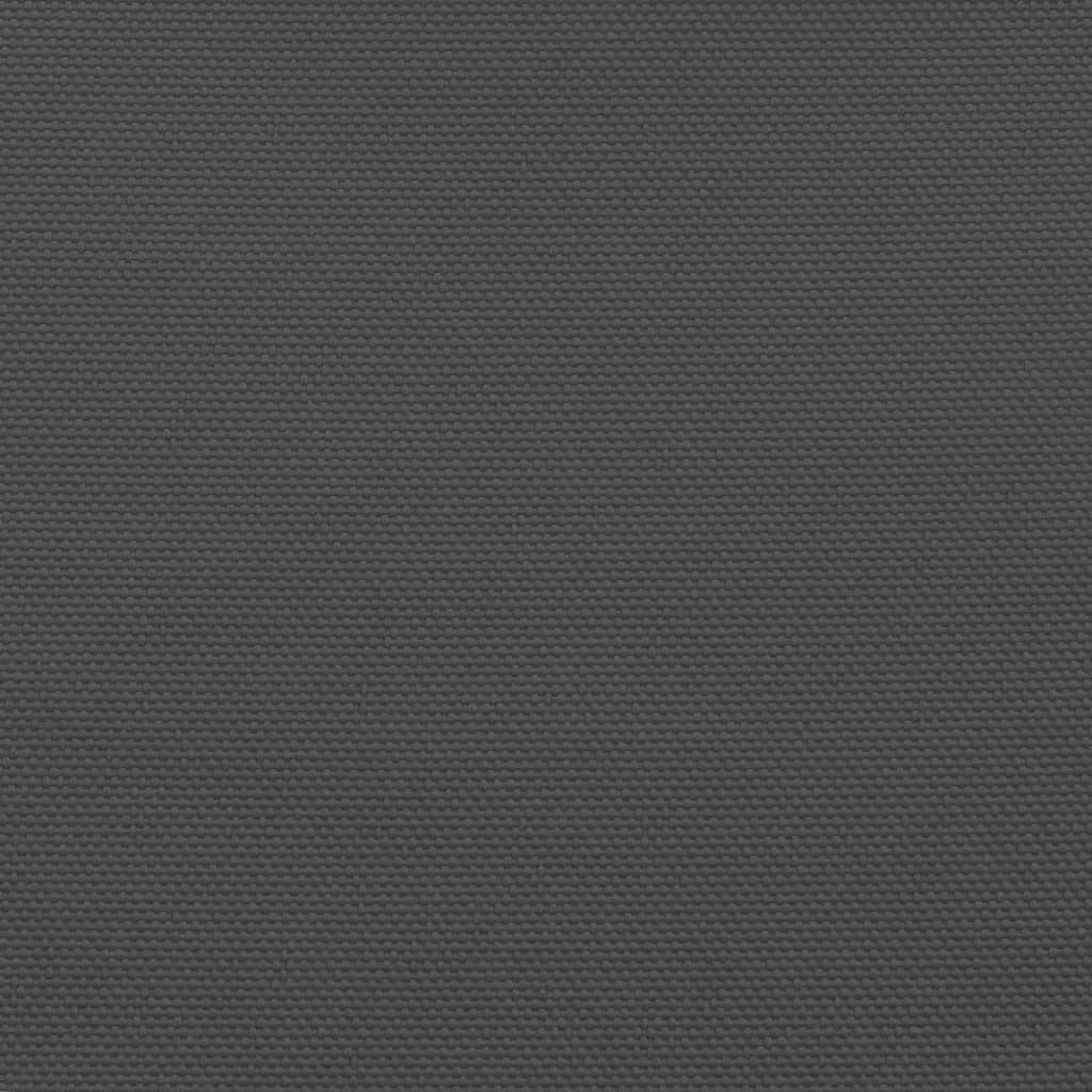 vidaXL Voile d'ombrage en tissu Oxford triangulaire 3,5x3,5x4,9 m anthracite