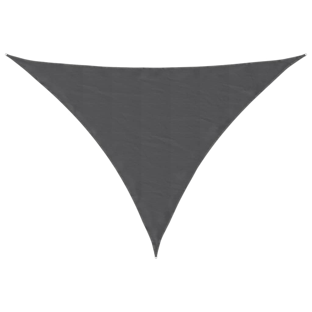 vidaXL Voile d'ombrage en tissu Oxford triangulaire 4x4x5,8 m anthracite