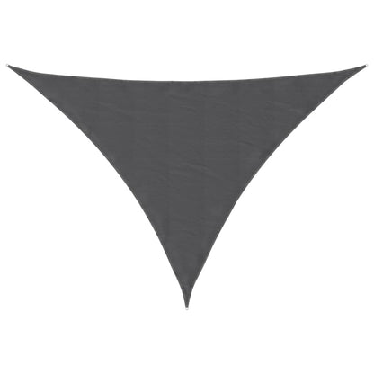 vidaXL Voile d'ombrage en tissu Oxford triangulaire 4x4x5,8 m anthracite