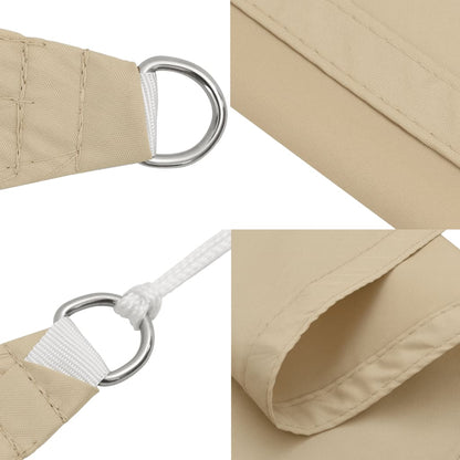vidaXL Sonnensegel Oxford-Gewebe Quadratisch 4,5x4,5 m Beige
