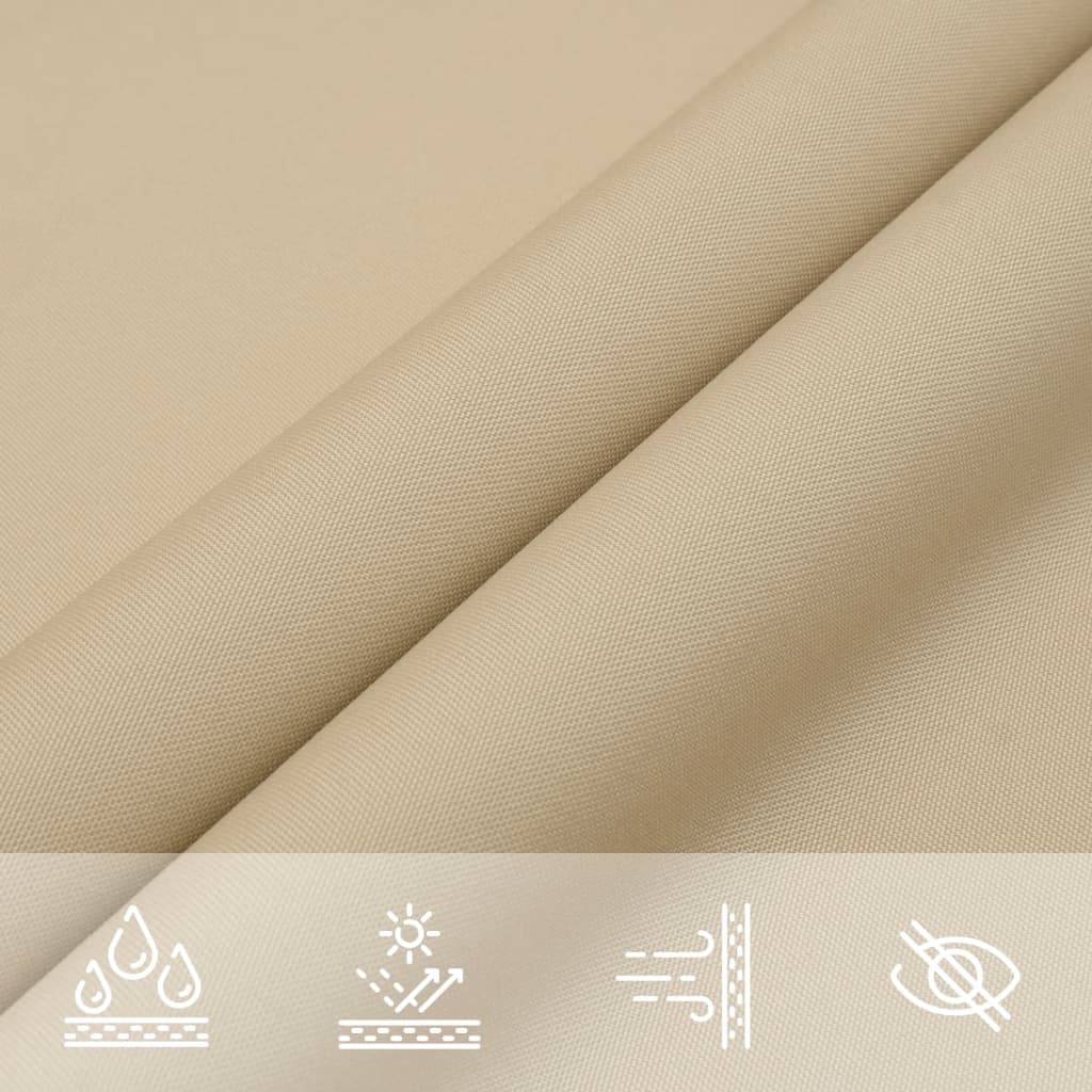 vidaXL Sonnensegel Oxford-Gewebe Quadratisch 4,5x4,5 m Beige