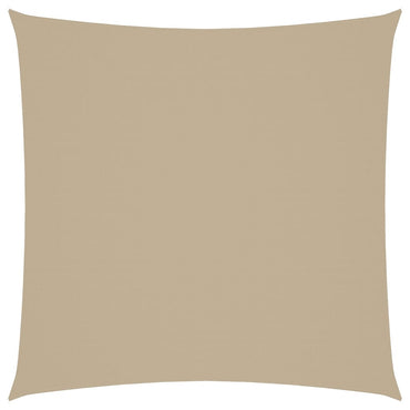 vidaXL Sonnensegel Oxford-Gewebe Quadratisch 7x7 m Beige