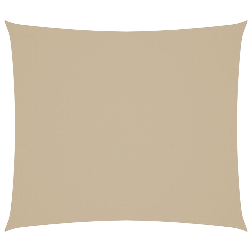vidaXL Voile d'ombrage Tissu Oxford Rectangulaire 2x2,5 m Beige