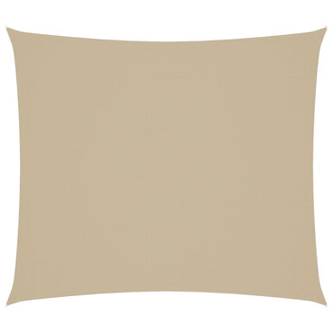 vidaXL Sonnensegel Oxford-Gewebe Rechteckig 2x2,5 m Beige