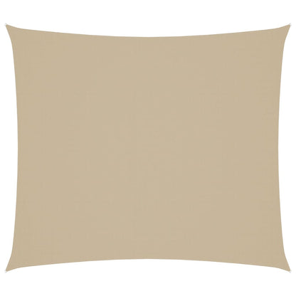 vidaXL Voile d'ombrage Tissu Oxford Rectangulaire 2x2,5 m Beige