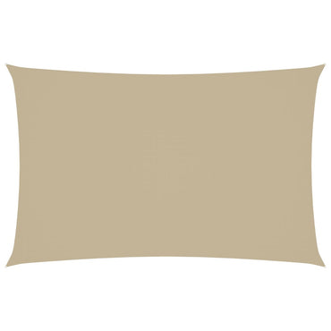 vidaXL Sonnensegel Oxford-Gewebe Rechteckig 2x5 m Beige