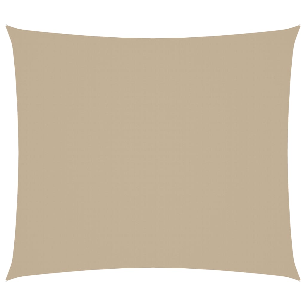 vidaXL Sonnensegel Oxford-Gewebe Rechteckig 2,5x3 m Beige