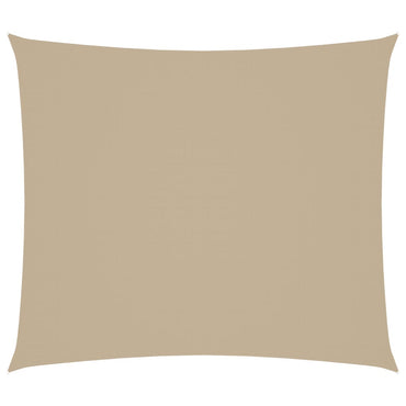 vidaXL Sonnensegel Oxford-Gewebe Rechteckig 2,5x3 m Beige