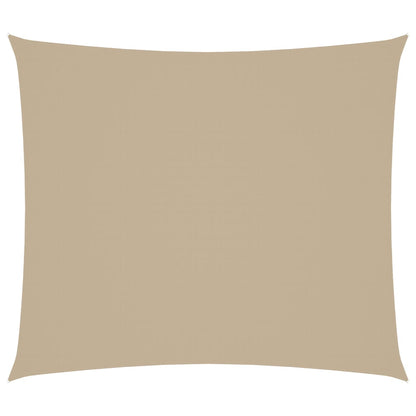 vidaXL Sonnensegel Oxford-Gewebe Rechteckig 2,5x3 m Beige