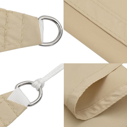 vidaXL Sonnensegel Oxford-Gewebe Rechteckig 2,5x3 m Beige
