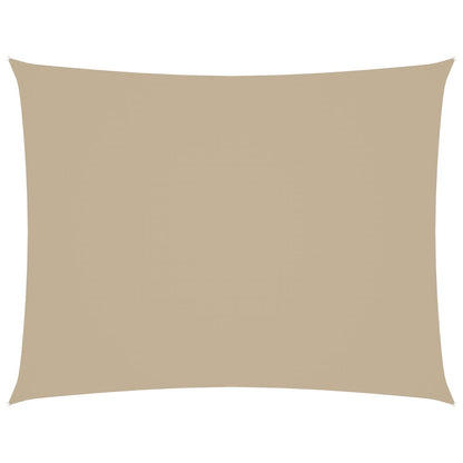 vidaXL Voile d'ombrage en tissu Oxford rectangulaire 2,5x4 m beige