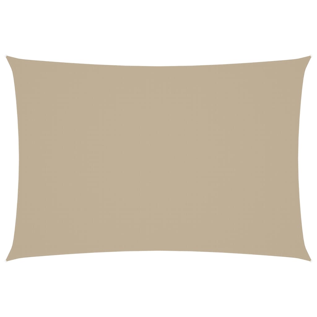 vidaXL Voile d'ombrage en tissu Oxford rectangulaire 2,5x4,5 m beige
