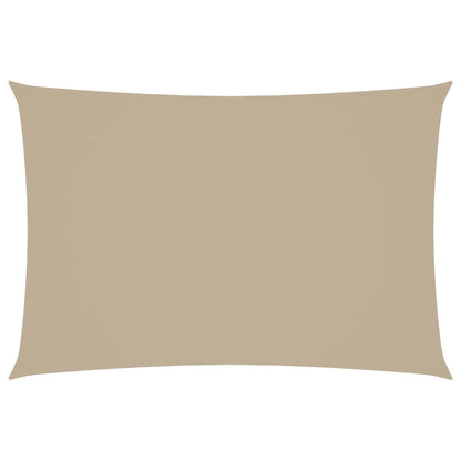 vidaXL Voile d'ombrage en tissu Oxford rectangulaire 2,5x4,5 m beige