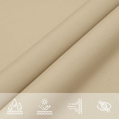 vidaXL Voile d'ombrage en tissu Oxford rectangulaire 2,5x4,5 m beige