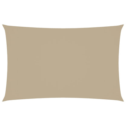 vidaXL Sonnensegel Oxford-Gewebe Rechteckig 2,5x5 m Beige
