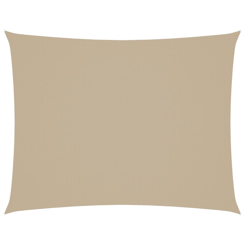 vidaXL Sonnensegel Oxford-Gewebe Rechteckig 3x4 m Beige