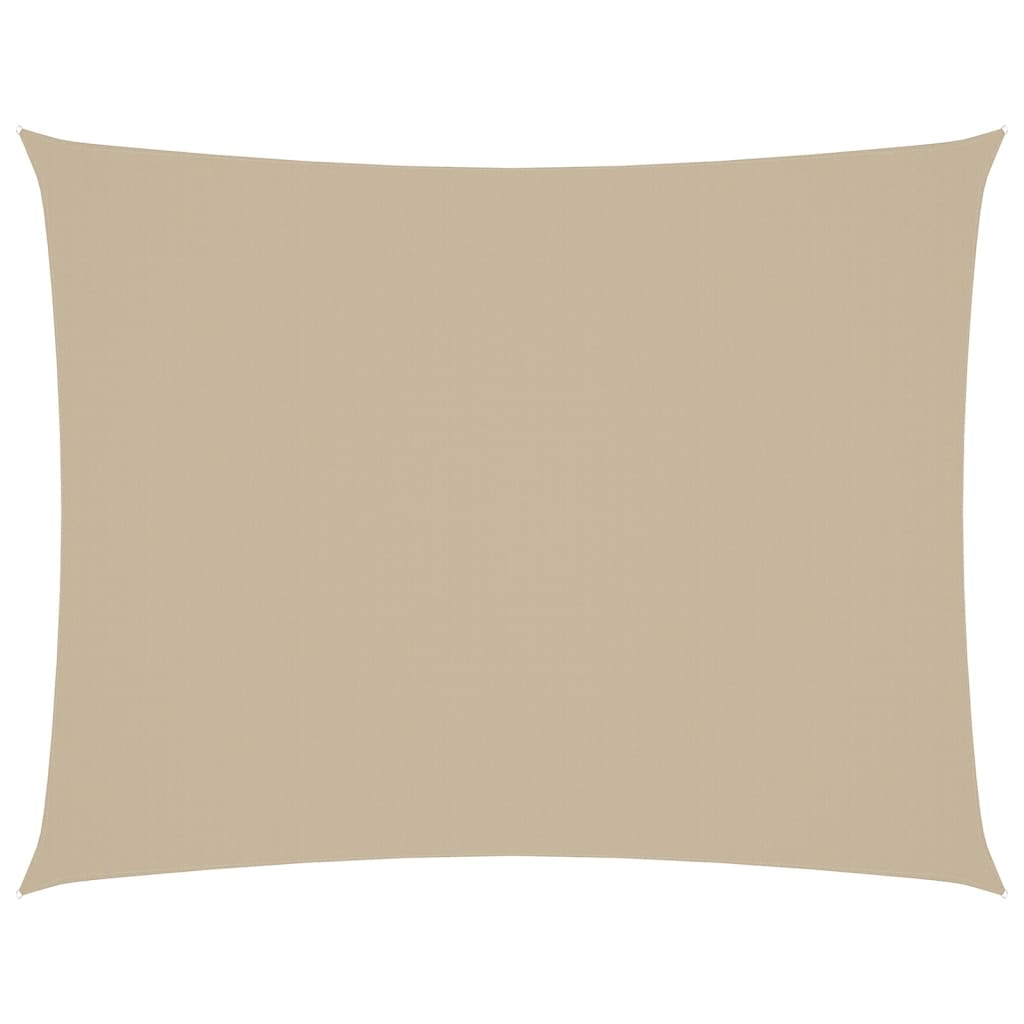 vidaXL Sonnensegel Oxford-Gewebe Rechteckig 3x4,5 m Beige