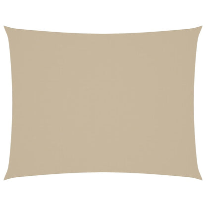vidaXL Sonnensegel Oxford-Gewebe Rechteckig 3x4,5 m Beige