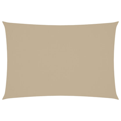 vidaXL Sonnensegel Oxford-Gewebe Rechteckig 3x5 m Beige