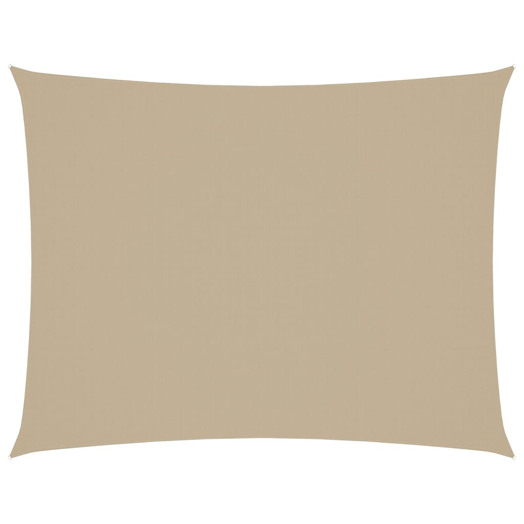 vidaXL Sonnensegel Oxford-Gewebe Rechteckig 3x6 m Beige