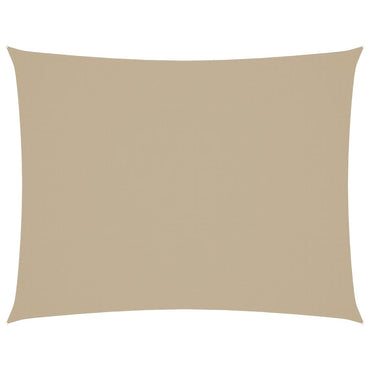 vidaXL Sonnensegel Oxford-Gewebe Rechteckig 3x6 m Beige
