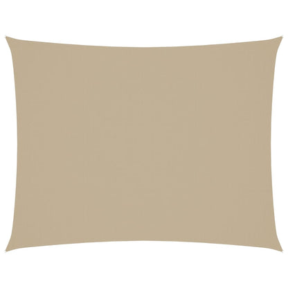 vidaXL Sonnensegel Oxford-Gewebe Rechteckig 3x6 m Beige