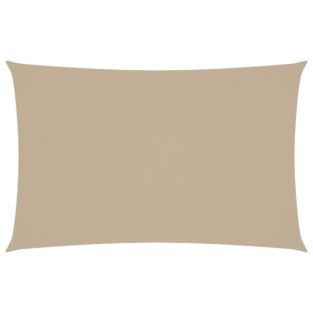 vidaXL Sonnensegel Oxford-Gewebe Rechteckig 4x7 m Beige