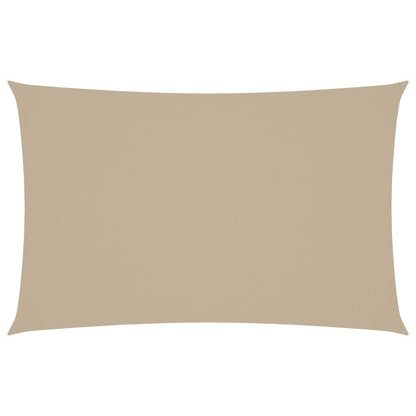 vidaXL Sonnensegel Oxford-Gewebe Rechteckig 4x7 m Beige