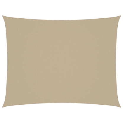vidaXL Sonnensegel Oxford-Gewebe Rechteckig 5x7 m Beige