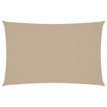 vidaXL Sonnensegel Oxford-Gewebe Rechteckig 5x8 m Beige