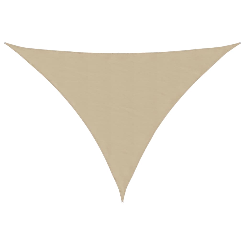 vidaXL Sonnensegel Oxford-Gewebe Dreieckig 3x3x4,24 m Beige