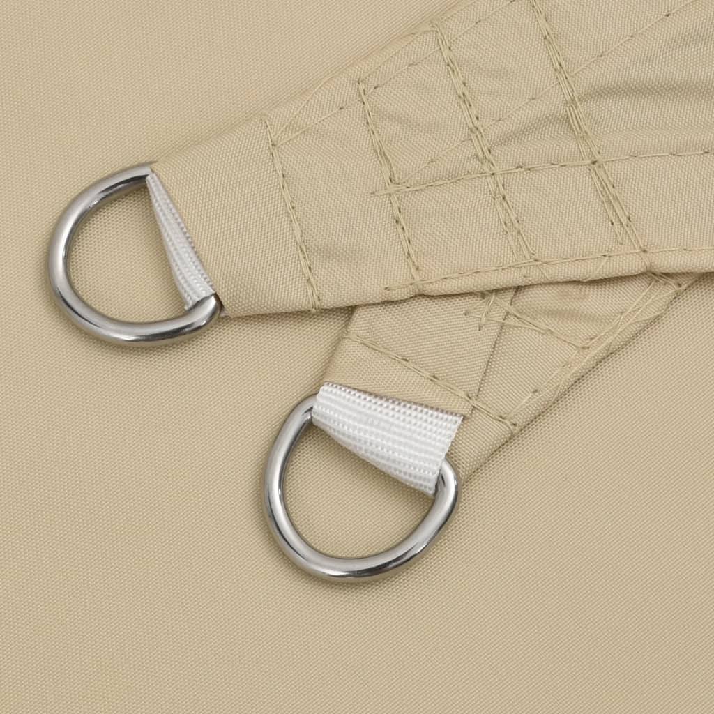 vidaXL Sonnensegel Oxford-Gewebe Dreieckig 3x3x4,24 m Beige