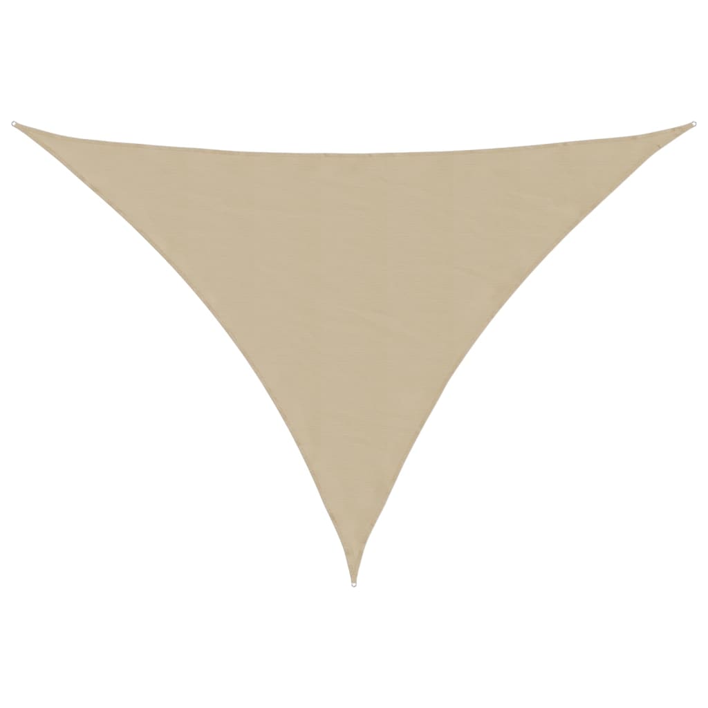 vidaXL Sonnensegel Oxford-Gewebe Dreieckig 3x4x5 m Beige