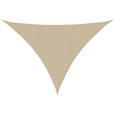 vidaXL Sonnensegel Oxford-Gewebe Dreieckig 3x4x4 m Beige