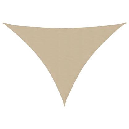 vidaXL Voile d'ombrage en tissu Oxford triangulaire 4x5x5 m beige