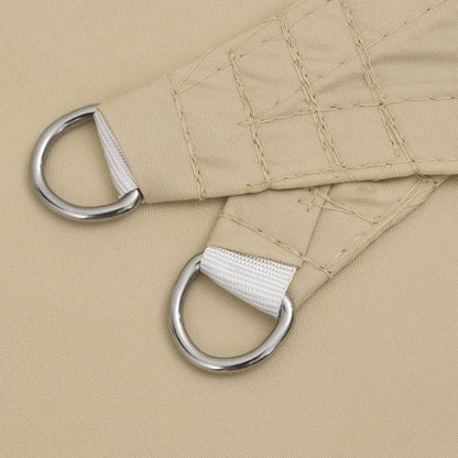 vidaXL Voile d'ombrage en tissu Oxford triangulaire 4x5x5 m beige