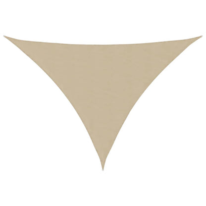 vidaXL Sonnensegel Oxford-Gewebe Dreieckig 4x5x6,4 m Beige