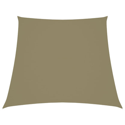 vidaXL Sonnensegel Oxford-Gewebe Trapezförmig 2/4x3 m Beige