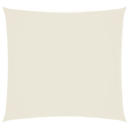 vidaXL Sonnensegel Oxford-Gewebe Quadratisch 2,5x2,5 m Cremeweiß