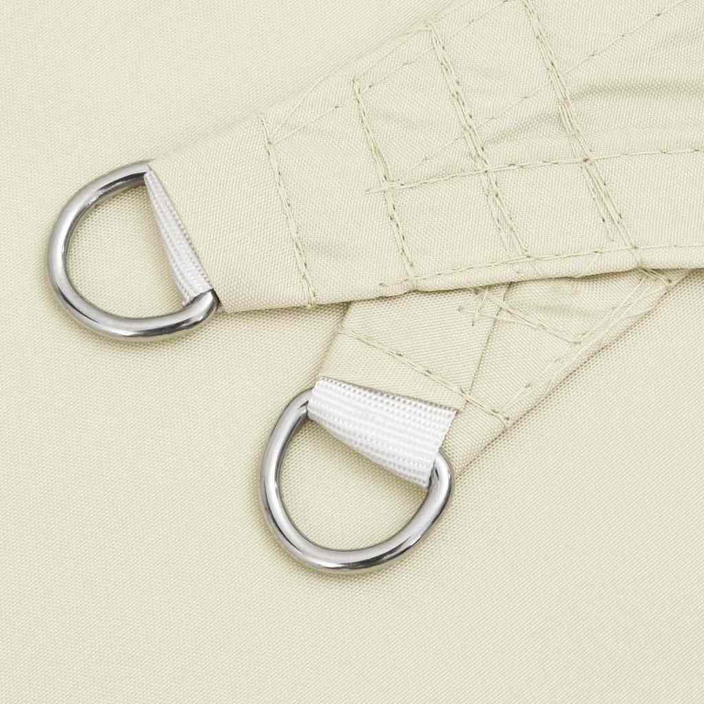 vidaXL Sonnensegel Oxford-Gewebe Quadratisch 3x3 m Creme