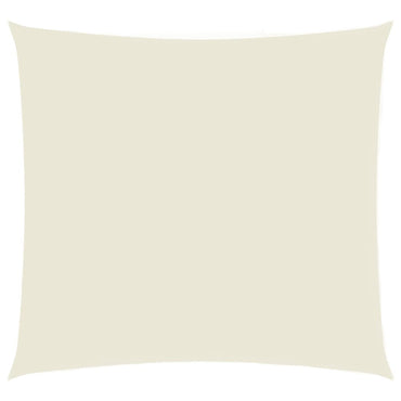 vidaXL Sonnensegel Oxford-Gewebe Quadratisch 5x5 m Creme