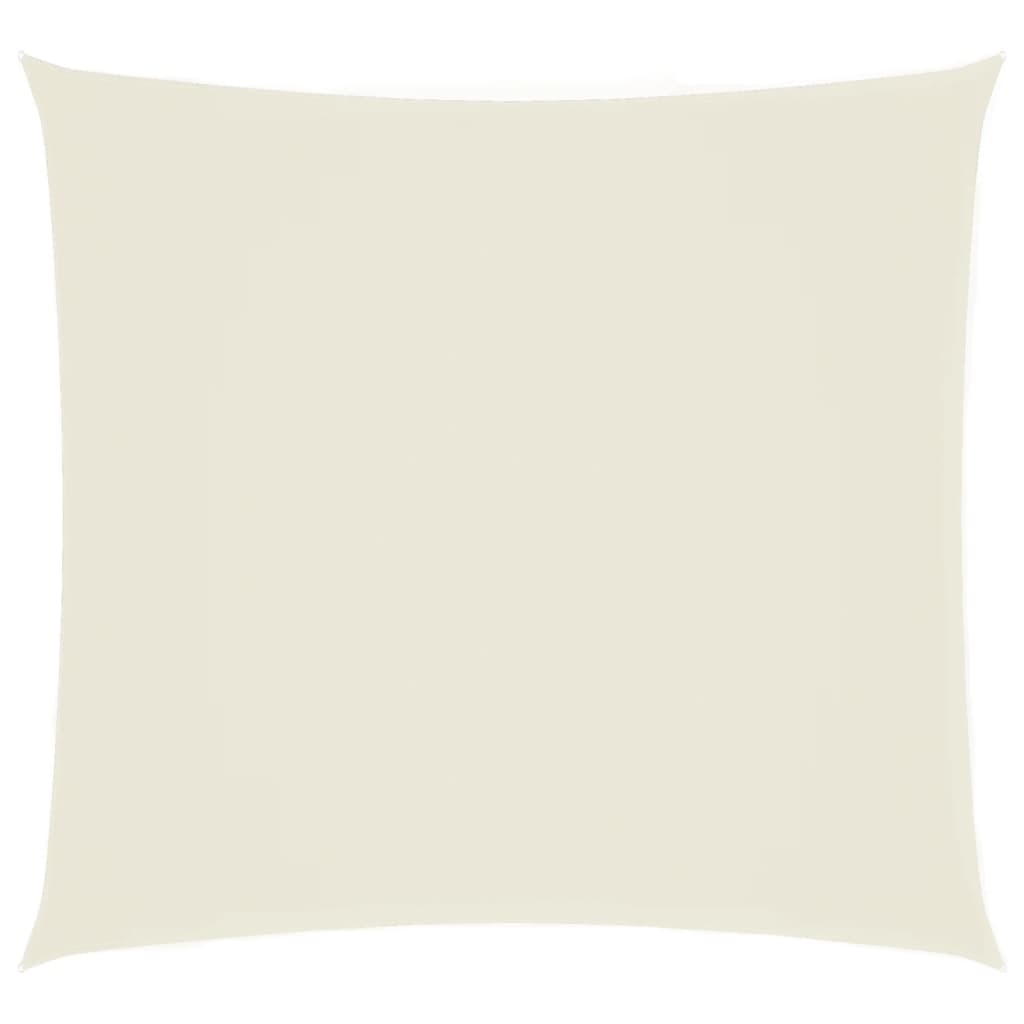 vidaXL Sonnensegel Oxford-Gewebe Quadratisch 7x7 m Creme
